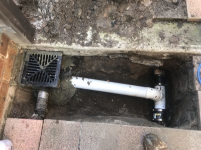 Connecting the pit to the stormwater