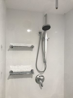 Shower installed in Bexley bathroom plumbing service