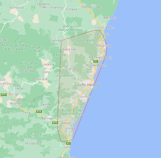 Serving the greater Coffs Harbour area from Woolgoolga in the north to Nana Glen to Urunga in the south